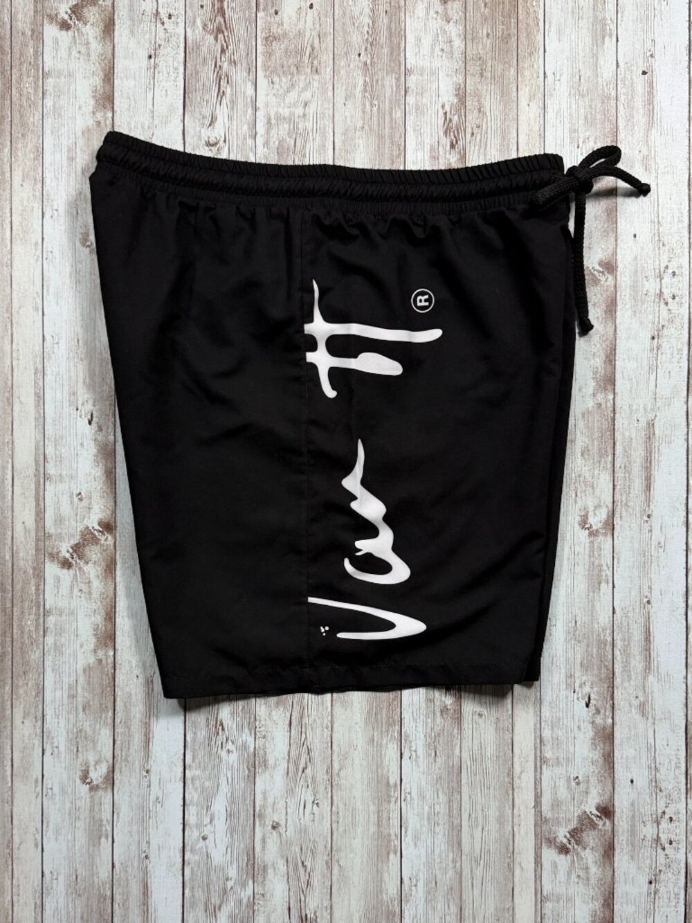 Van H Men's Casual Linerless Shorts Black sz Medium South African Athletic 7"